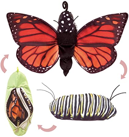 Monarch Life Cycle Reversible Puppet